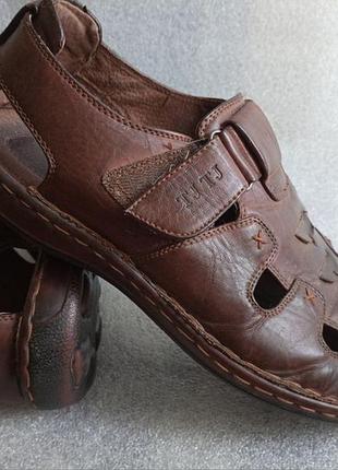 Мужские кожаные сандалии tjtj.размер 45