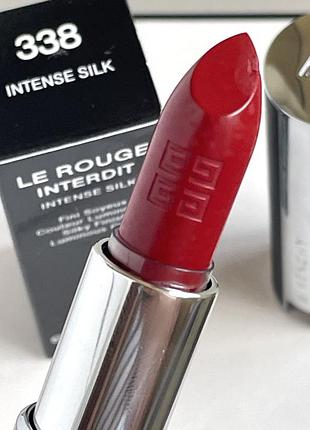 Оригінал. givenchy le rouge pelle 30ml silk lipstick помада для губ 3,4 г 👉🏻відтінок  338