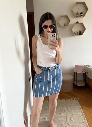 Гарна джинсова юбка 6