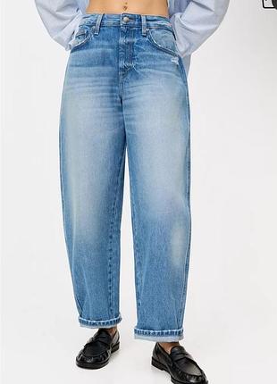 Джинси jeans barrel tiro medio pull&bear