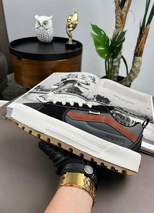 Мужские кроссовки vans old skool mte-1 gore-tex black grey brown