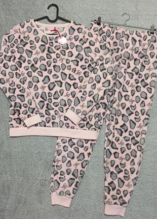 Новая женская флисовая теплая пижама/домашний костюм avon, размер m