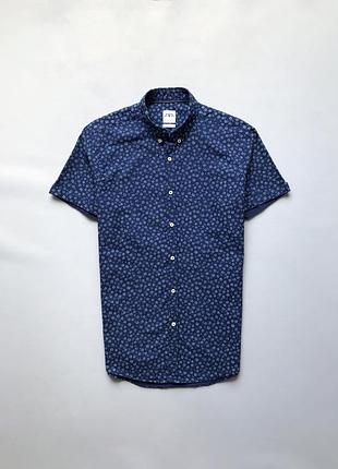 Мужская рубашка с короткими рукавами zara man