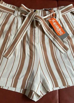 Шорты легкие с поясом superdry, р.s/10/38