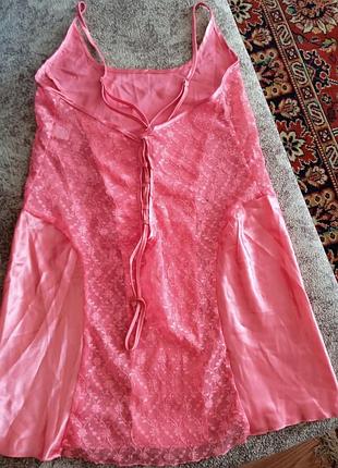 Ночная рубашка с прозрачным бельем