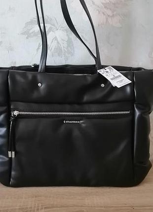 Сумка stradivarius  офис дутик кожзам