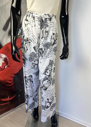 Брюки в принт прямі 5