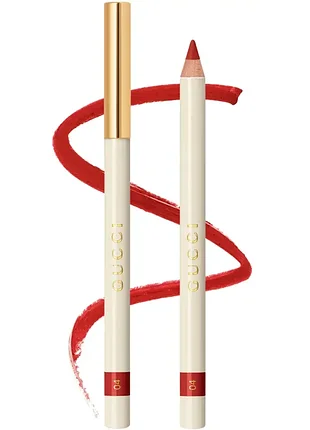 Олівець для губ gucci long lasting bold lip liner 04 rouge без коробки 1.05 г