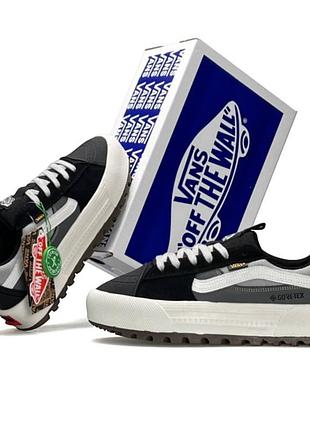 Vans old skool mte-1 gore-tex black grey 4