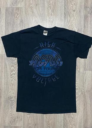 Футболка мерч рок ac/dc