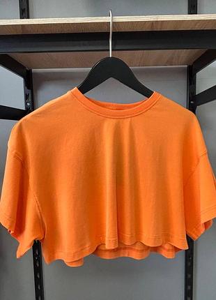 Укорочена футболка favorite style / кроп топ / crop top