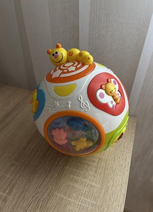 Іграшка hola весела куля з підсвічуванням і звуковими ефектами