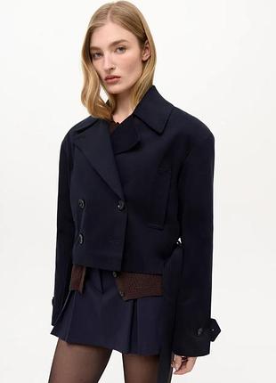 Укорочений тренч papaya