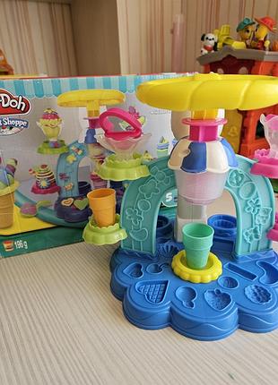 Набір play-doh пластиліновий  фабрика морозива