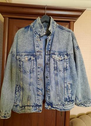 Джинсовый пиджак стильный