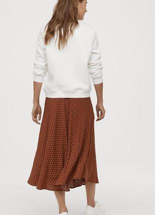 Юбка миди h&amp;m в горох 2