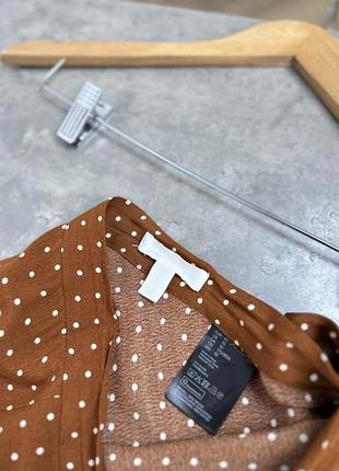 Юбка миди h&amp;m в горох 4