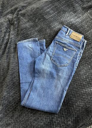 Завужені чоловічі джинси emporio armani