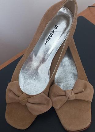 Туфлі жіночі  замшеві  розмір 36.5