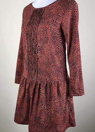 Женское платье с принтом zara trf collection