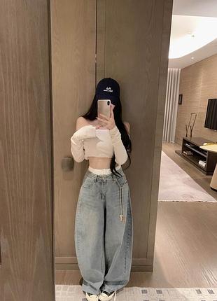 Джинсы джинси baggy палаццо широкі