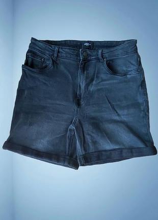 Чорні джинсові шорти vero moda