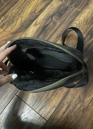 Чорна шкіряна сумка 3