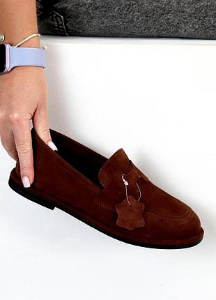 Мокасины "lionel", шоколад, натуральная замша