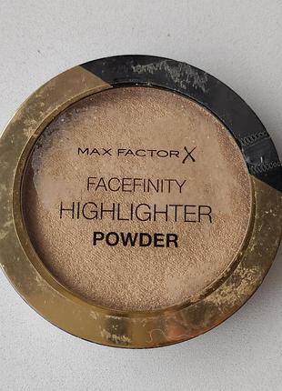 Хайлайтер max factor facefinity highlighter powder 002 golden hour новый запечатанный не открывался