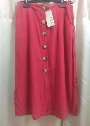 Юбка лен 34,38 amisu