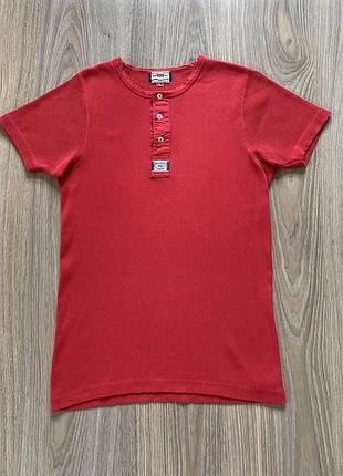 Жіноча вінтажна хлопкова футболка з гудзиками levis vintage