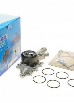 Акция помпа воды mb c-class (w202/s202/w203/s203)/e-class (w210/s210) 2.2/2.7cdi 97-09 (b/b) (6 лоп) pa752
