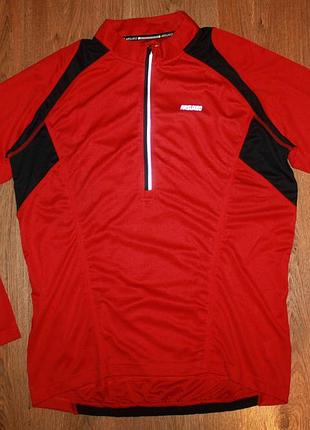 Спортивный мужской лонгслив вело кофта вело джерси half zip arsuxeo m-l