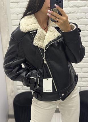 Нова дубльонка косуха bershka