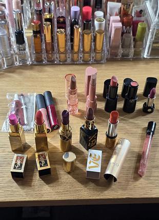 Набір помад ysl, kiko, armani, nyx, marc jacobs люкс 14 шт