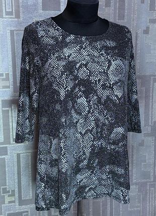 Блуза з люрексом 54 розміру жіноча нарядна блискуча