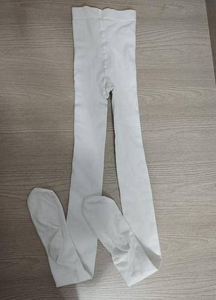 Белые колготки на 11-12 лет