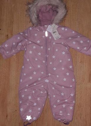 Новые бомбезные зимние комбинезоны sinsay 68/74