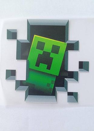 Термонаклейка для одягу, наліпка "майнкрафт, minecraft"