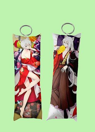 Брелок мини-дакимакура "очень приятно, бог"