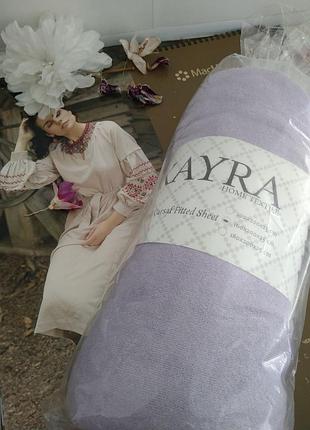 Простынь на резинке махра  турция