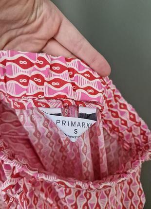 Натуральні котонові літні штани палаццо primark  s 36 4