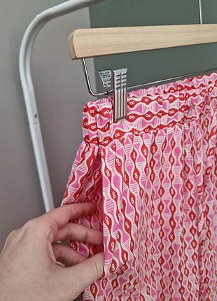 Натуральні котонові літні штани палаццо primark  s 36 5