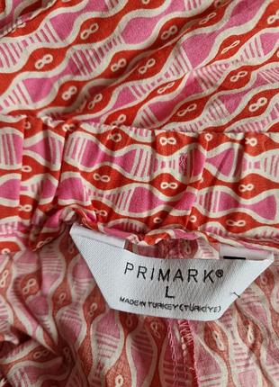 Натуральні котонові літні штани палаццо primark  s 36 7
