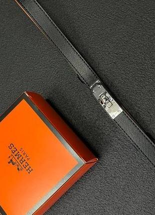 Жіночий шкіряний чорний ремінь натуральна шкіра