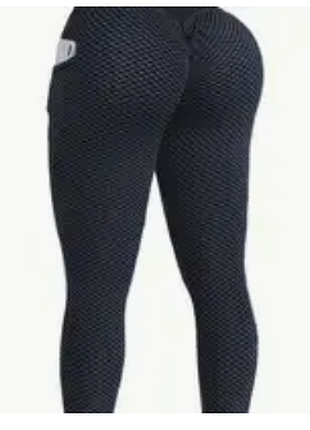 Лосины черные, с низкой посадкой, удобное, красивое качество, тянутся