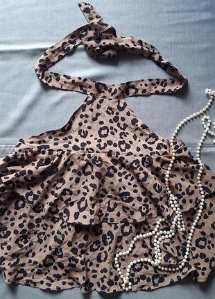 Топ блуза леопард 🐆 100129