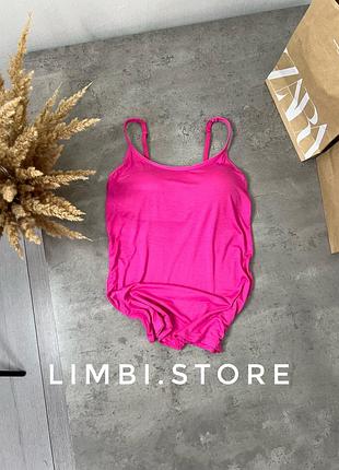 🌷ідеальна майка на тонких бретельках на регуляторах з вшитими чашками вшитая чашка