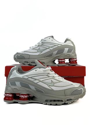 Nike shox ride 2 sp x supreme white/ red 6