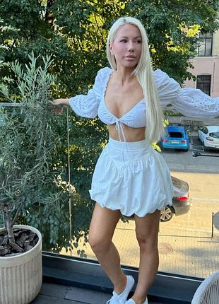 Кроп топ прошва